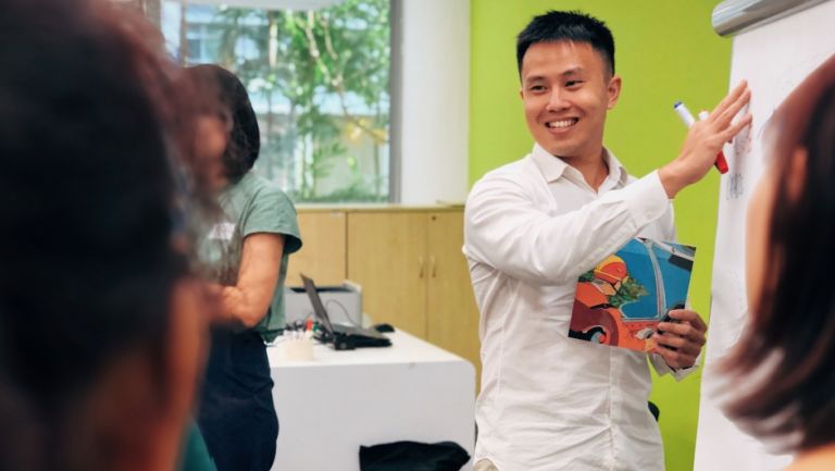 ThinkPlace designer Calvin Tan is part of our education offering in Singapore
