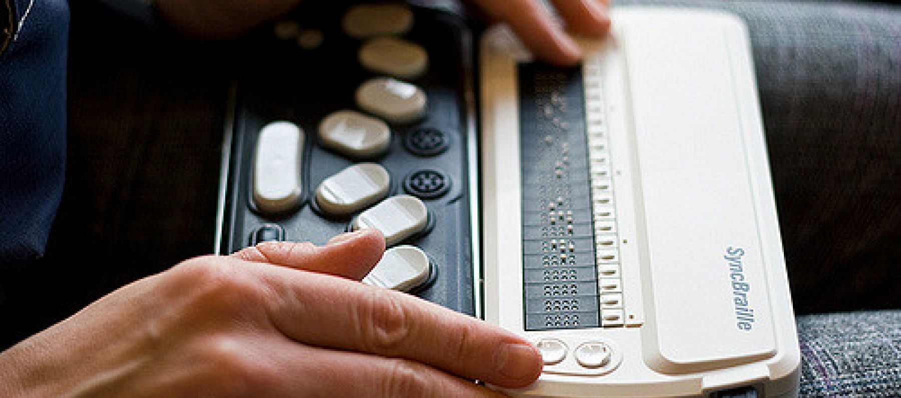 A refreshable braille display
