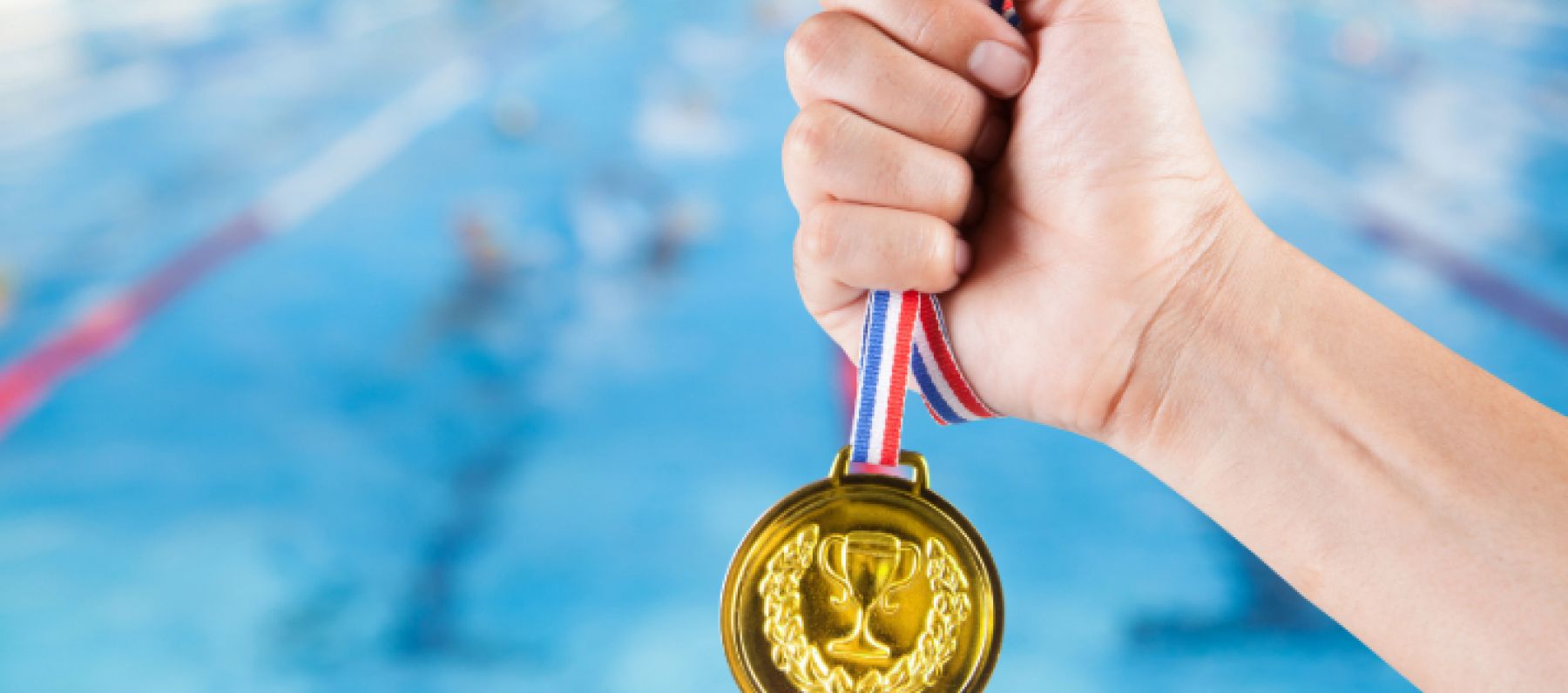 Gold Medal in a Swimming Race