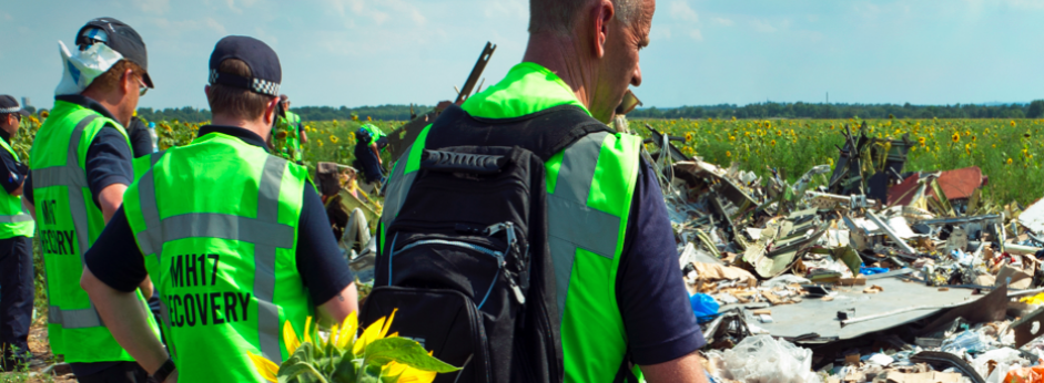 Australian Federal Police at the MH17 crash site